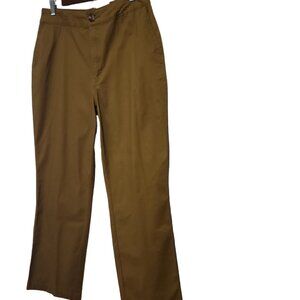 Women’s Style & Co, 10, Chino Table, Barley Brown. Straight, Midrise, Pa…